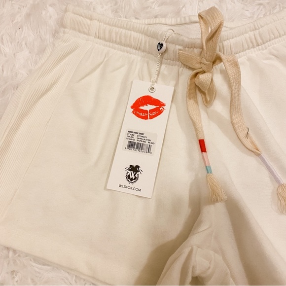✨ 3/$20 WILDFOX Miami pride shorts in vanilla - Picture 4 of 5